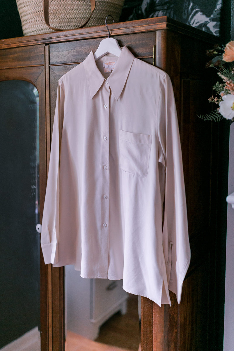 Brooks Brothers 100% Silk Utility Blouse – Ever Thrift