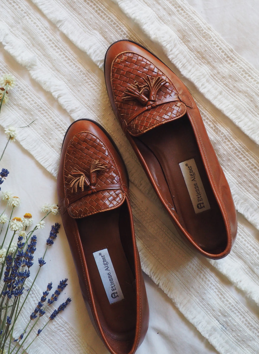 Genuine Leather Etienne Aigner Loafers Ever Thrift