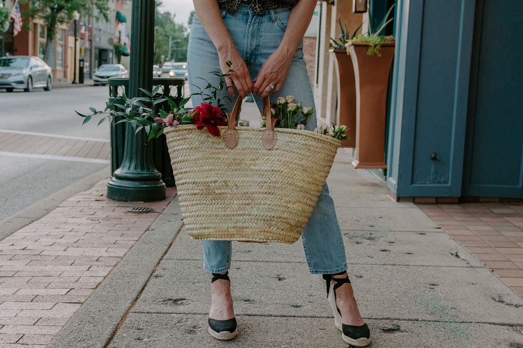 classic French market bag