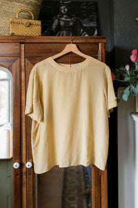 Pure Silk Butter Cream Blouse