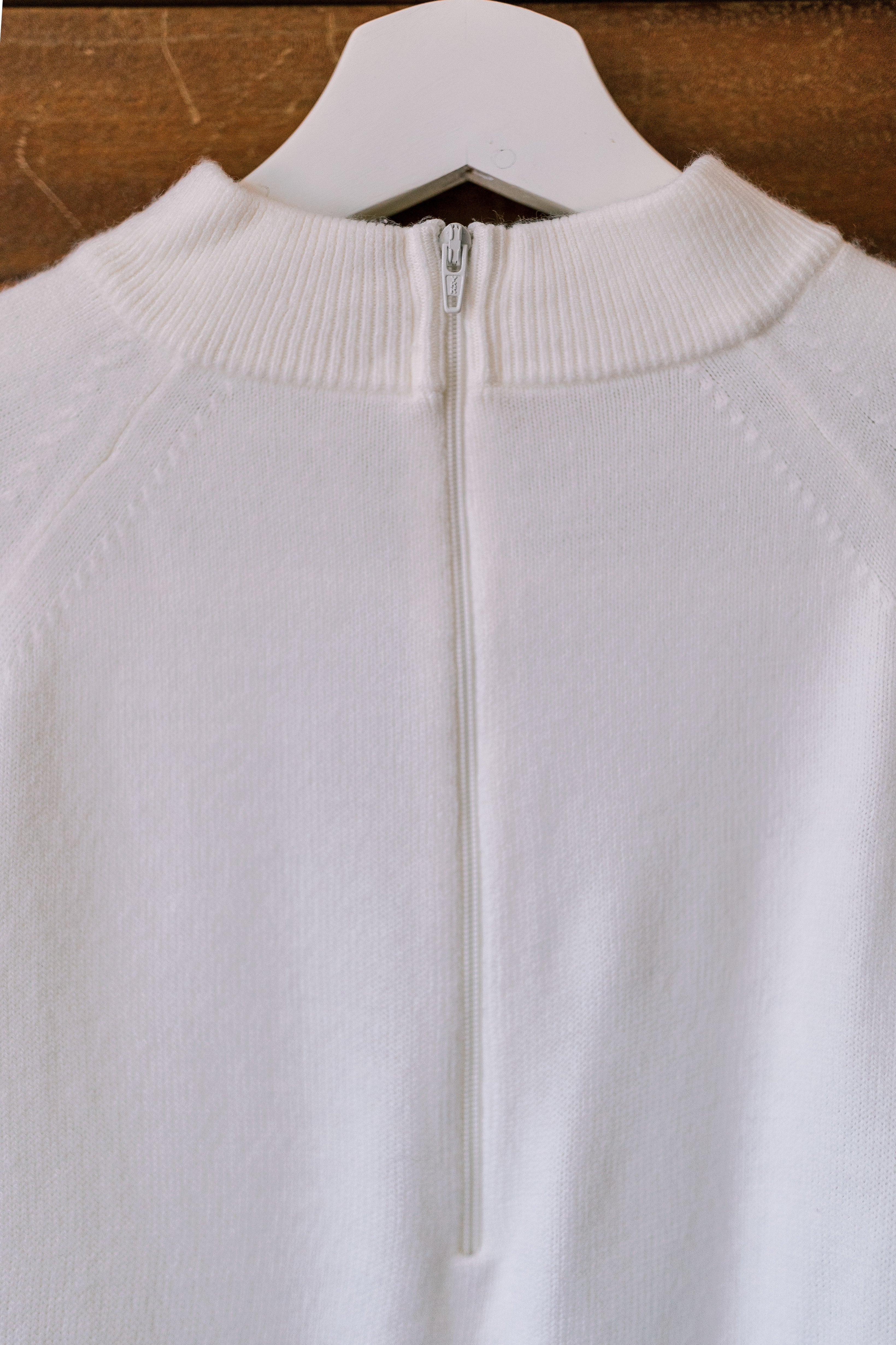 Vintage Designer Originals Offwhite Mockneck Sweater