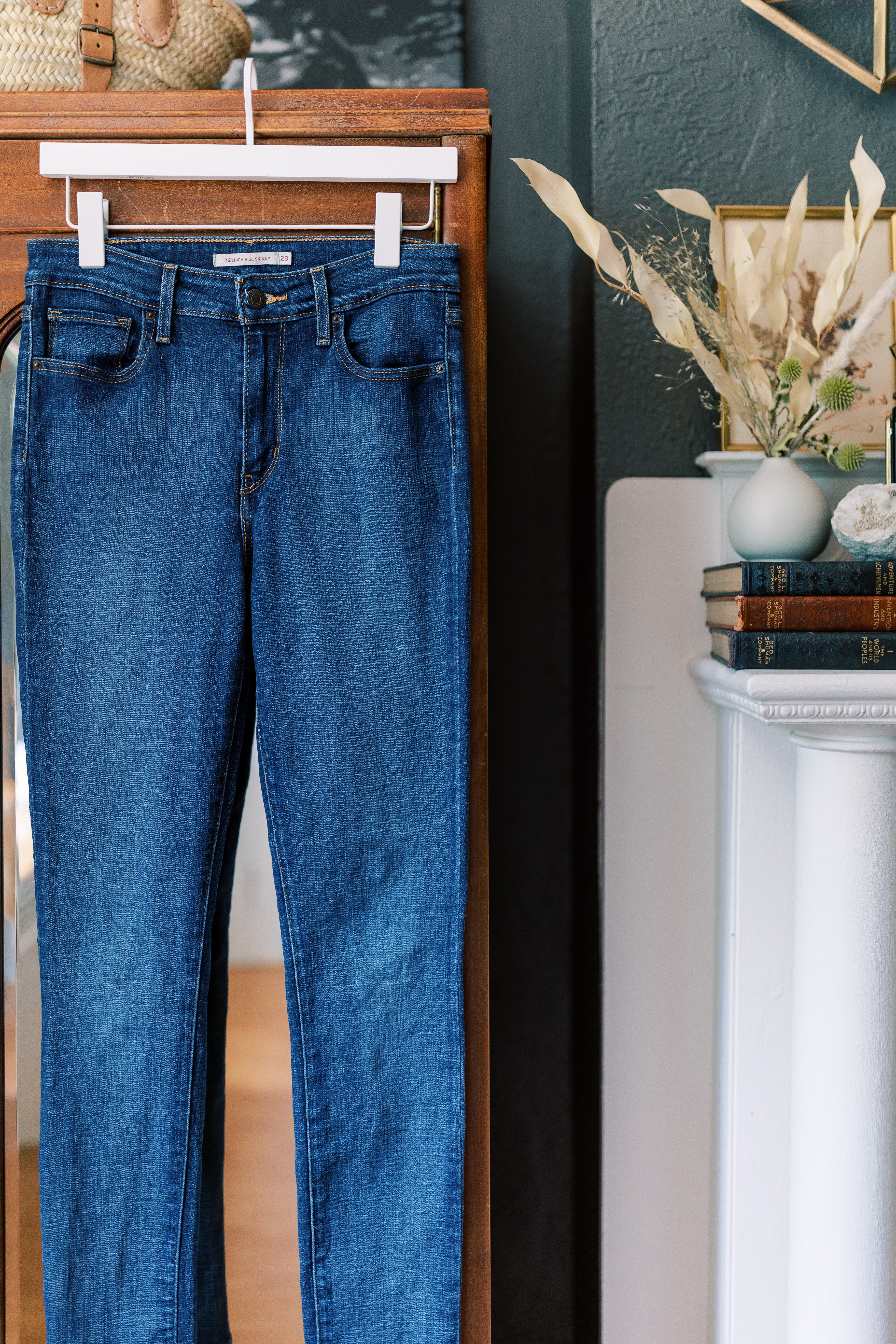 Levi Strauss High-Waisted Skinny Jeans