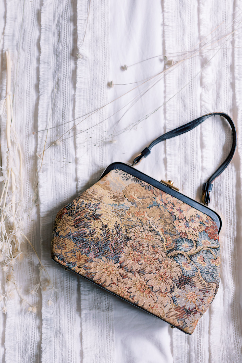 1950s Tapestry Handbag