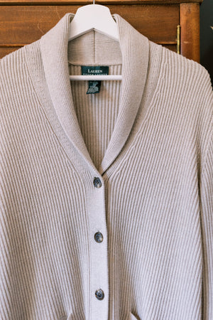Ralph Lauren 100% Cotton Knitted Cardigan