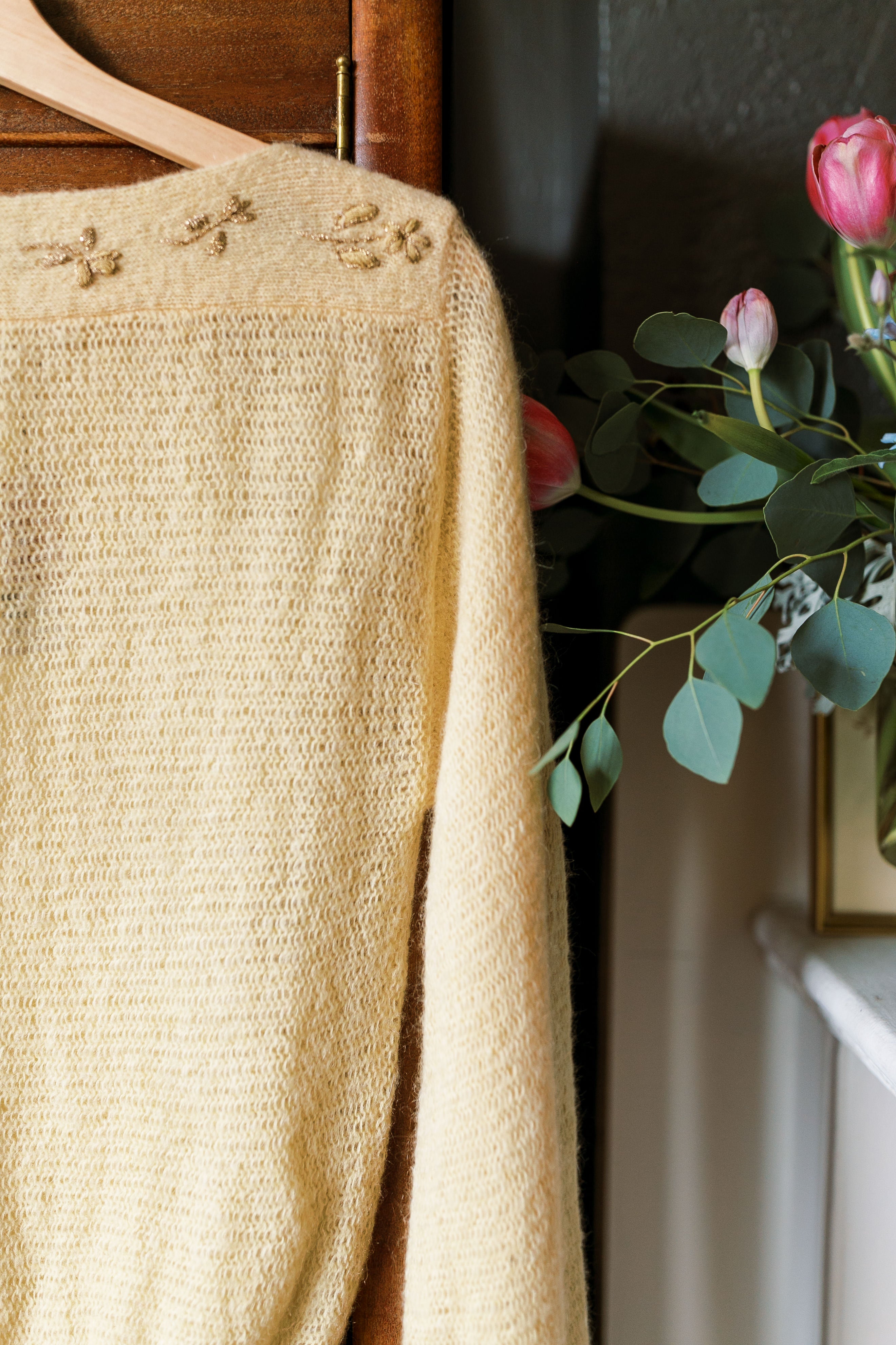 Buttercream Knitted Mohair Sweater