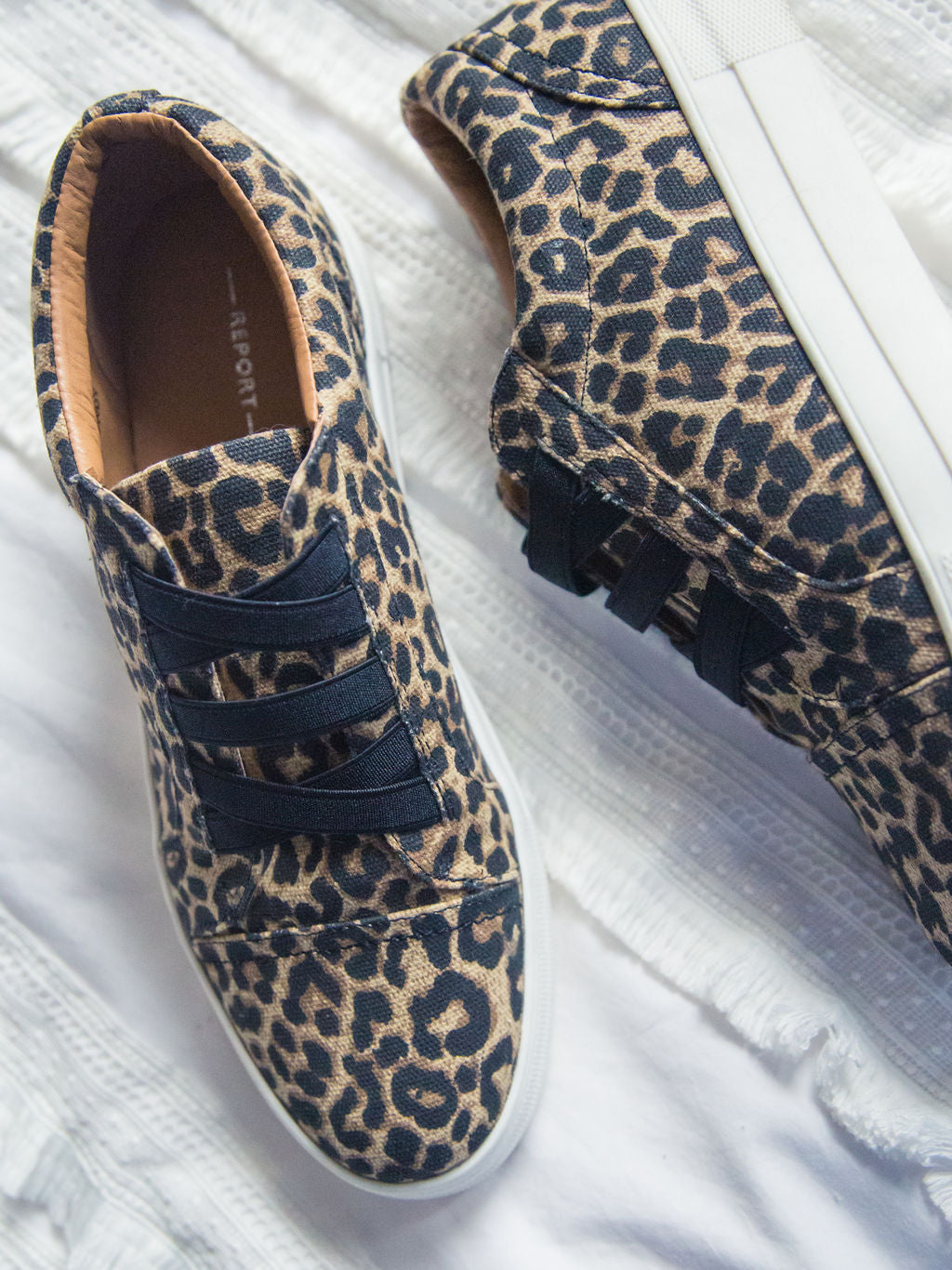 Leopard Print Platform Sneakers