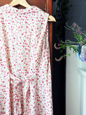 90s Pink Floral Romper