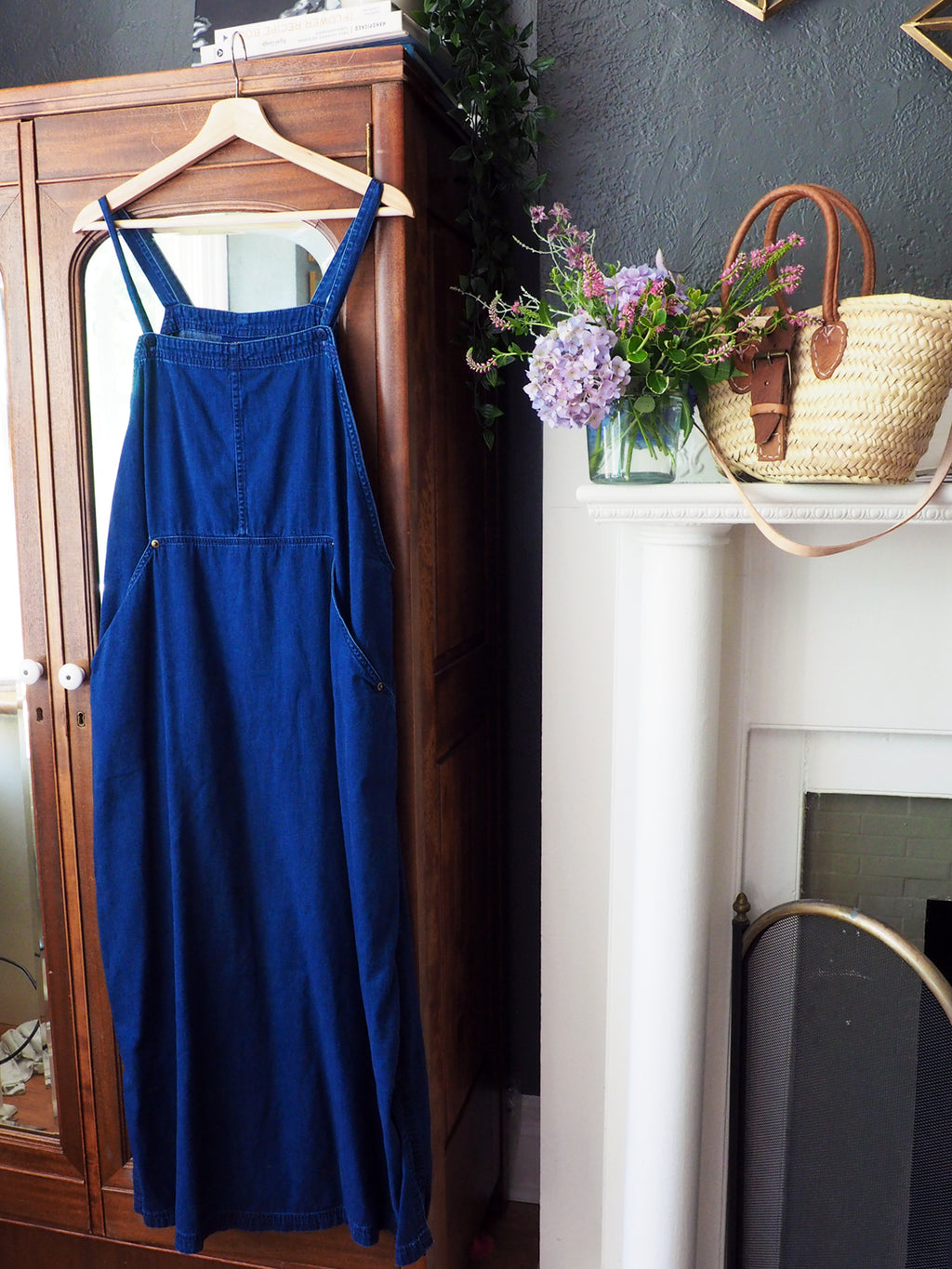 Vintage Denim Plus Size Jumper Dress