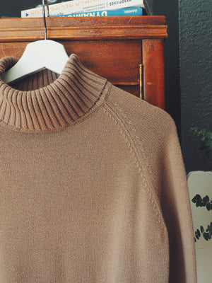 Vintage Cotton Turtleneck Sweater