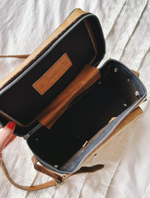 Vintage Leather Perrin Sportsman Camera Bag