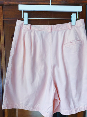 Vintage Peachy Pink High Waist Shorts