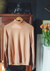 Vintage Camel Brown Turtleneck