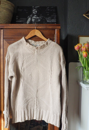 100% Cotton Liz Claiborne Knit Sweater