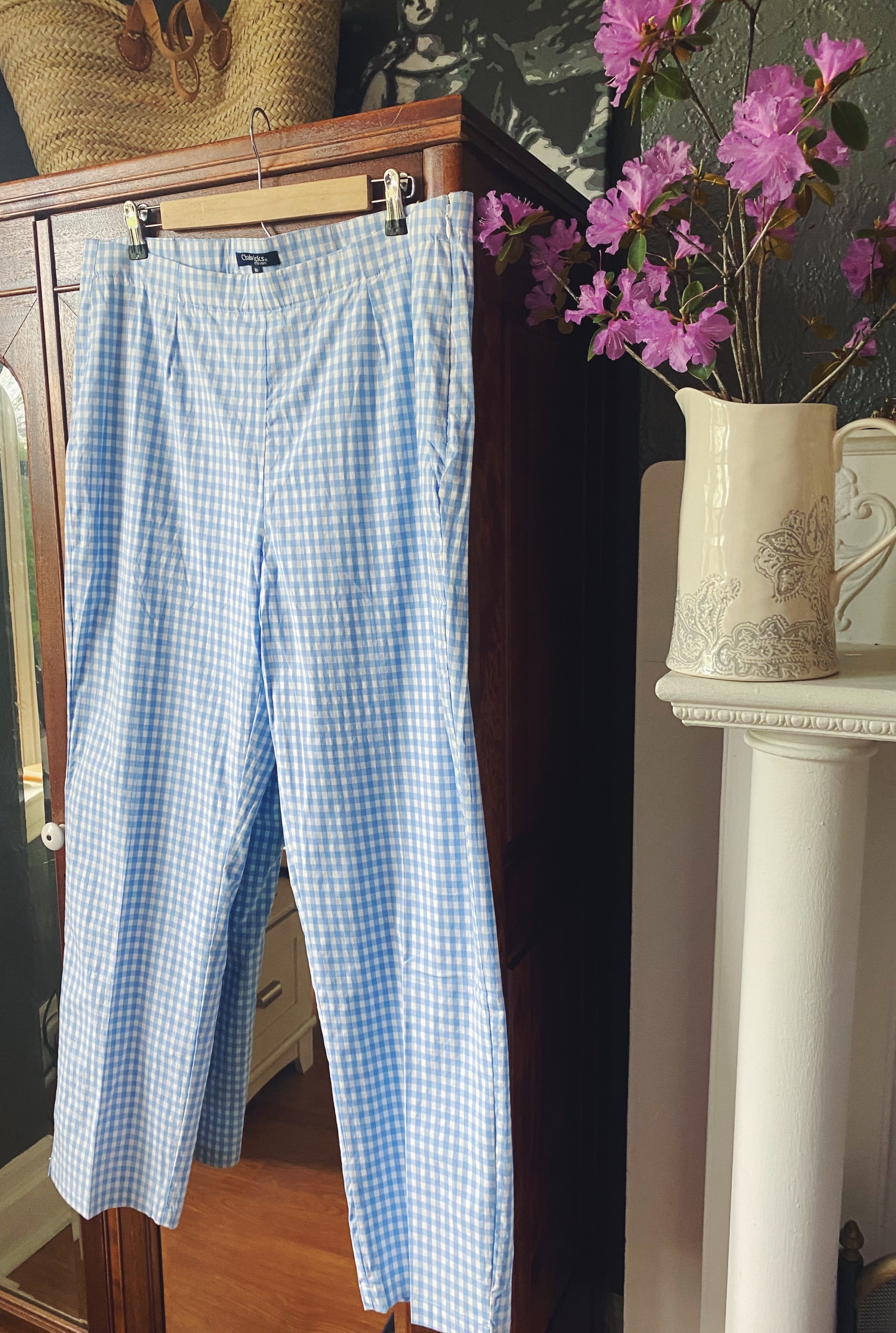 Blue Gingham Trousers ( Part of Set)