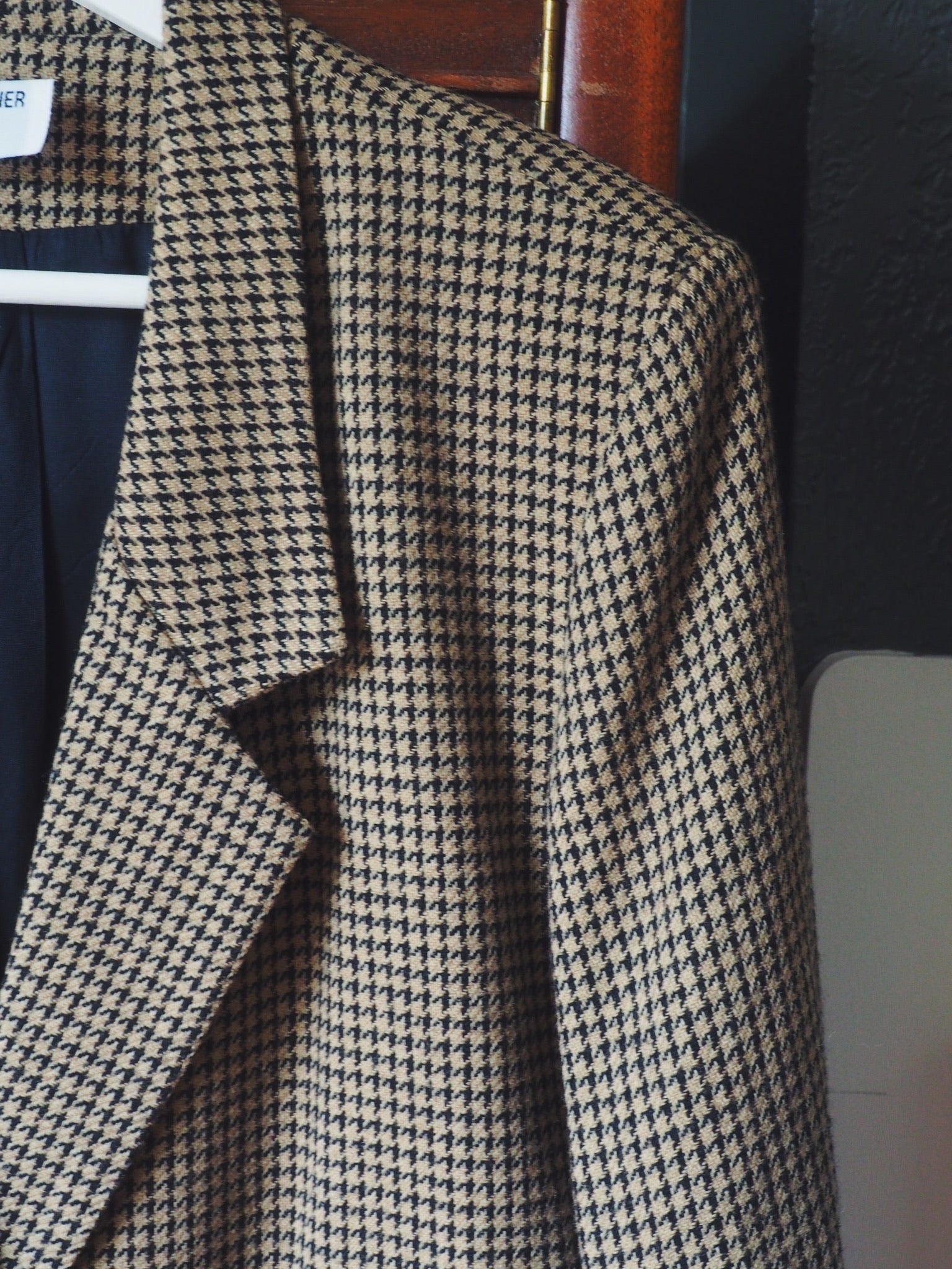 Vintage Made in the USA Houndstooth Blazer