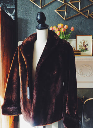 Vintage Faux Fur Coat