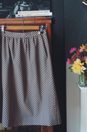 Made in the USA Vintage A-line Skirt