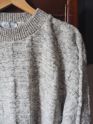 90s Men's Heather Knit Cotton Sweater