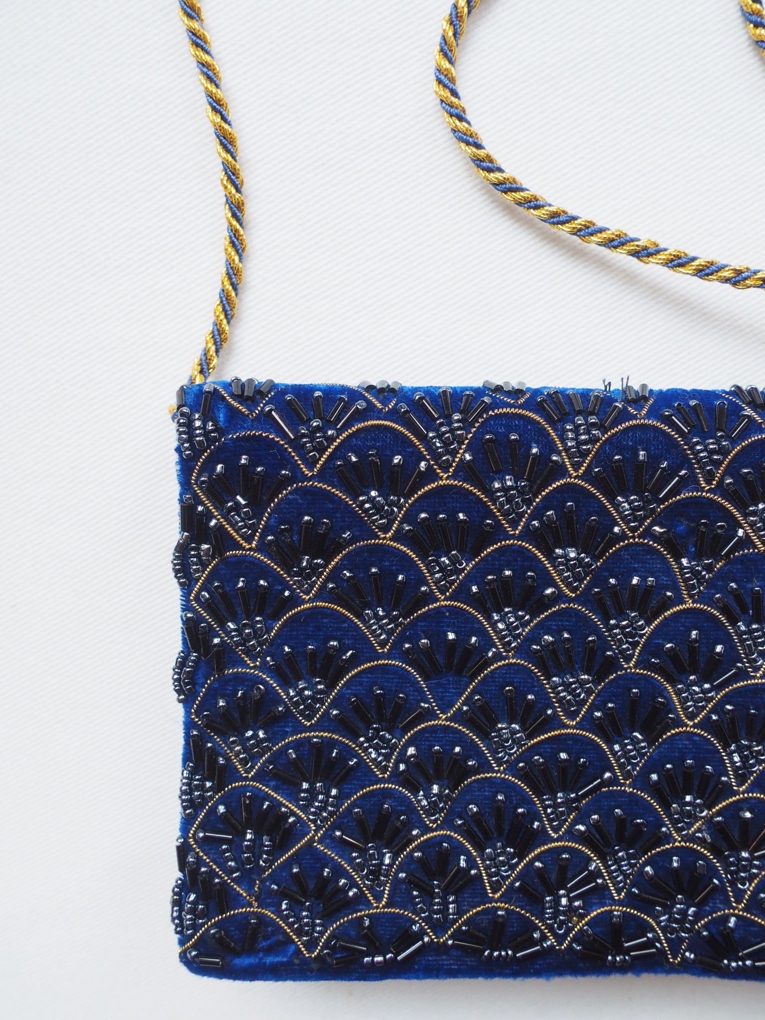 Vintage Cobalt Blue Evening Purse