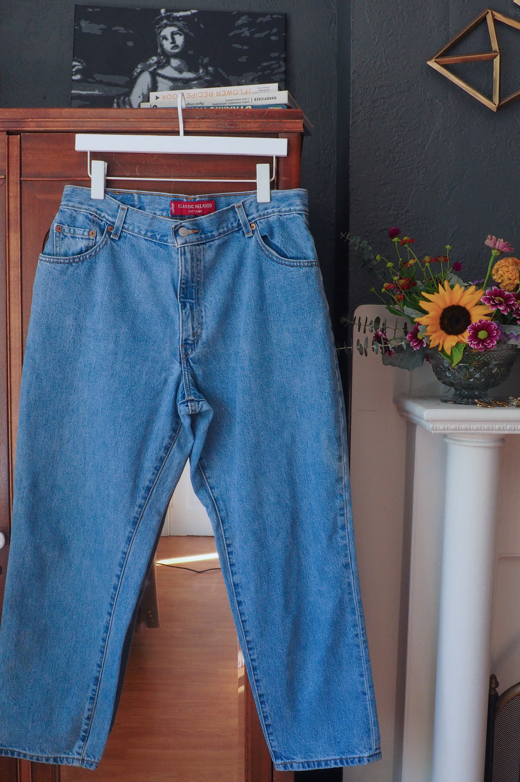 90s Levi's 550 Relaxed Fit Stonewash Denim