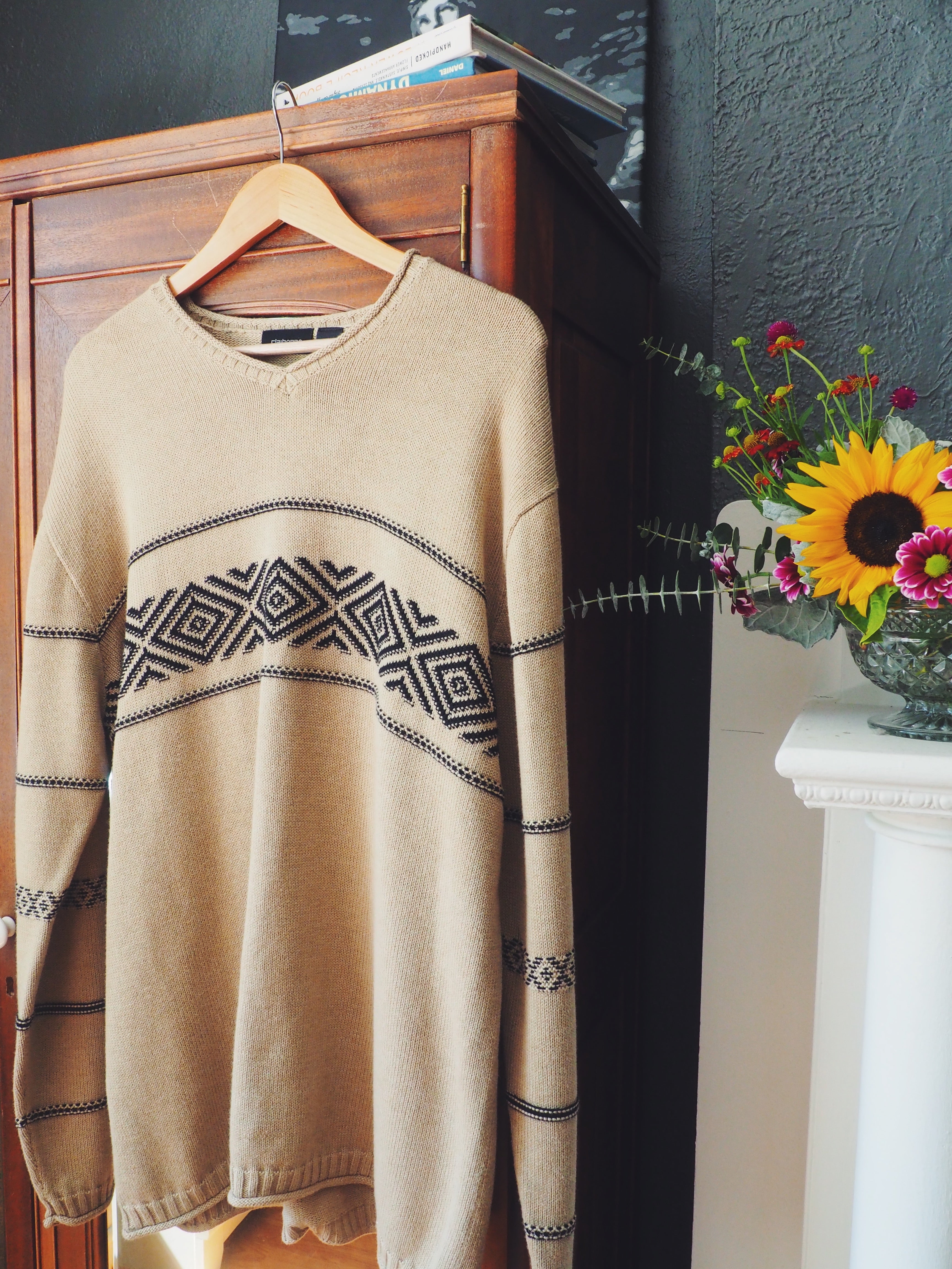 90's Graphic Over-sized Men's Sweater