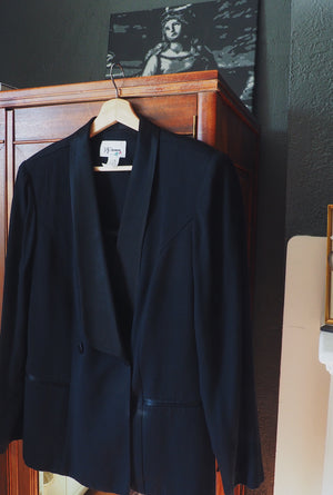 Vintage Tuxedo-Style Blazer