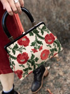 60s Floral Handbag