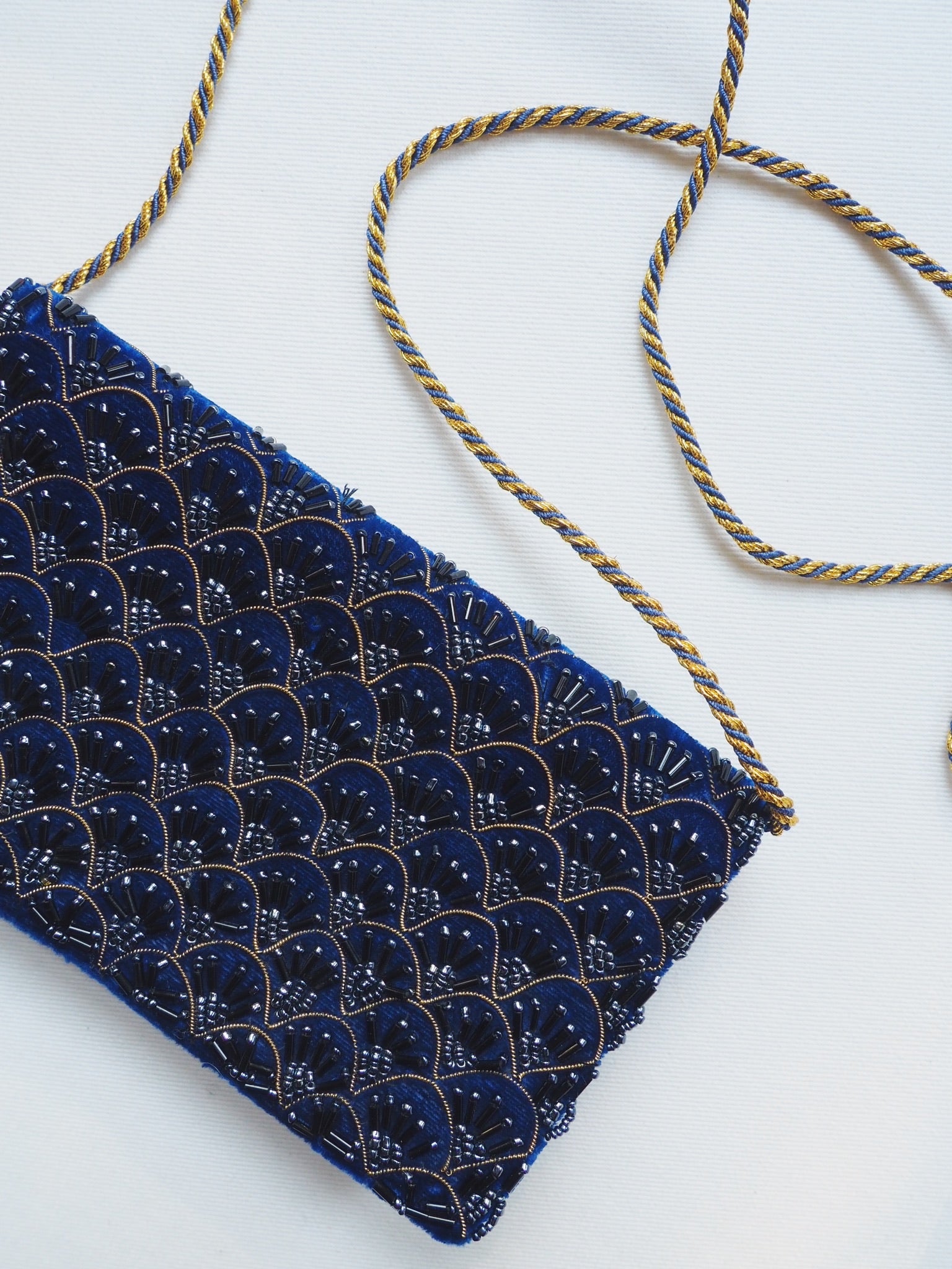 Vintage Cobalt Blue Evening Purse