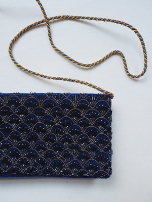 Vintage Cobalt Blue Evening Purse