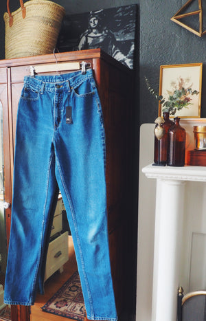 Vintage 100% Cotton High-Waisted Jeans