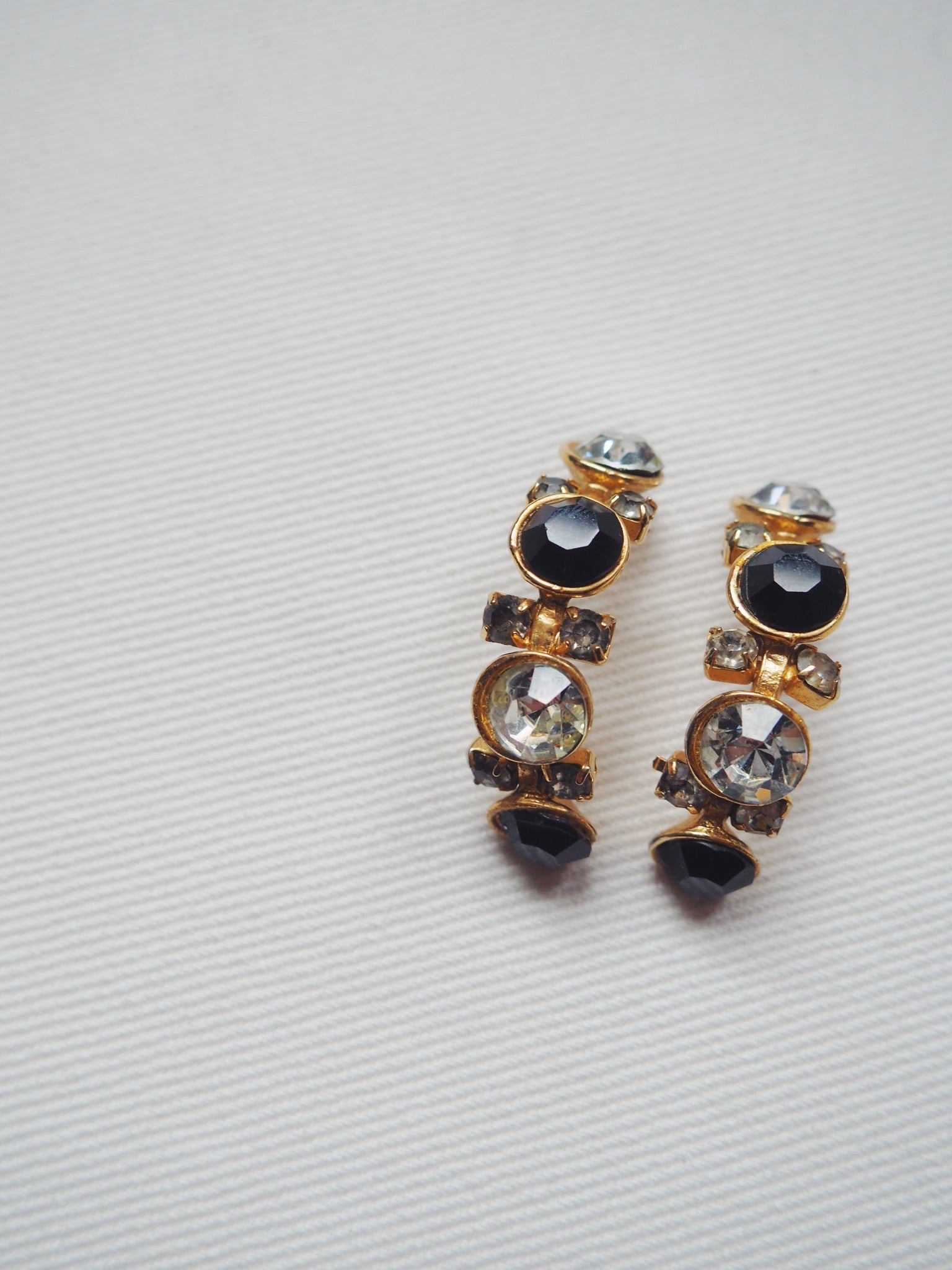 Vintage Two Toned Statement Earrings
