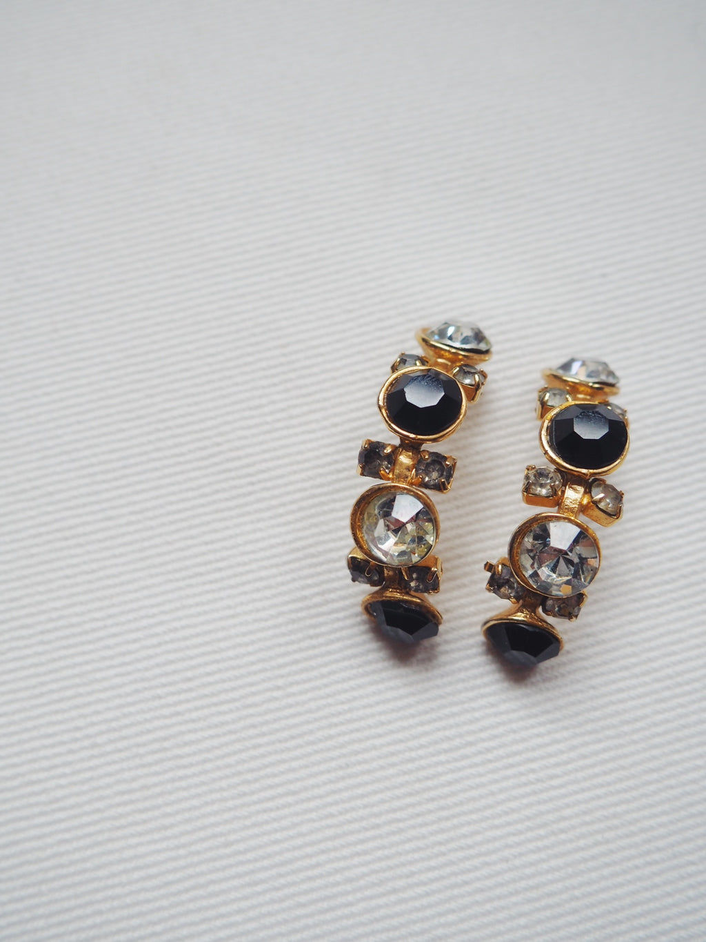 Vintage Two Toned Statement Earrings