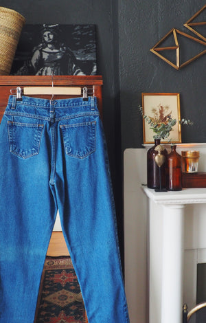 Vintage 100% Cotton High-Waisted Jeans