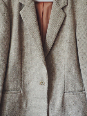 Vintage Made in the USA Tweed Blazer