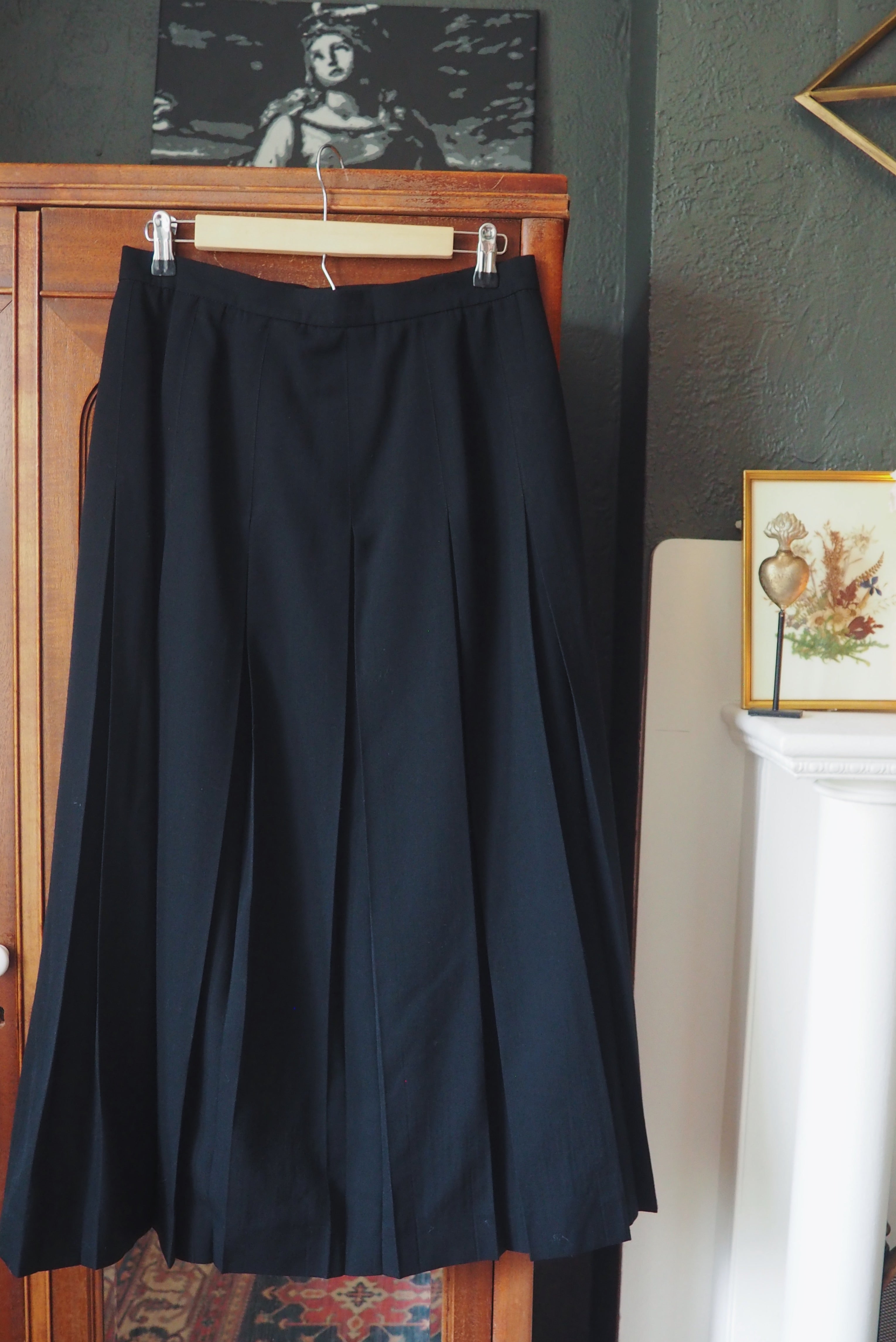 Vintage Jos. A Bank Pleated Midi/Maxi Skirt