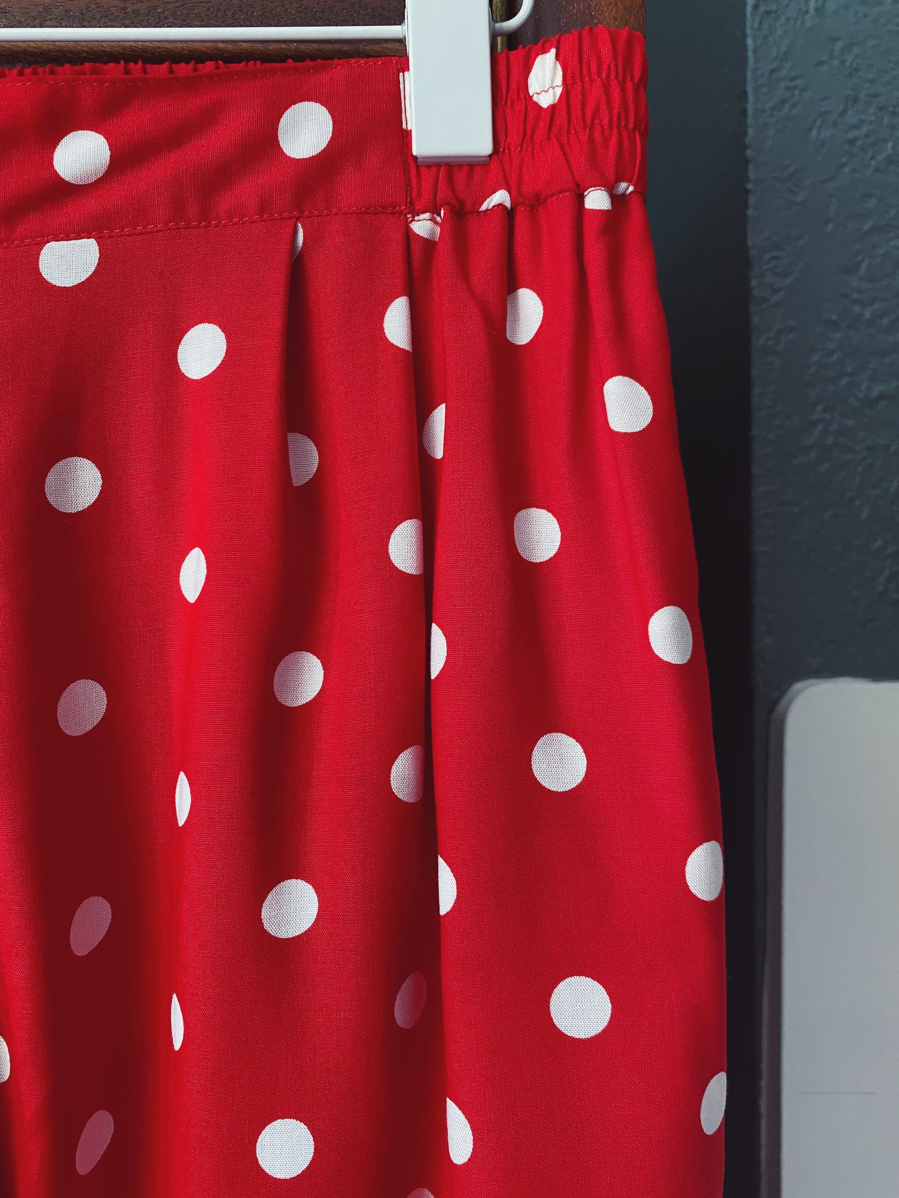 Vintage Red Polka Dot Shorts