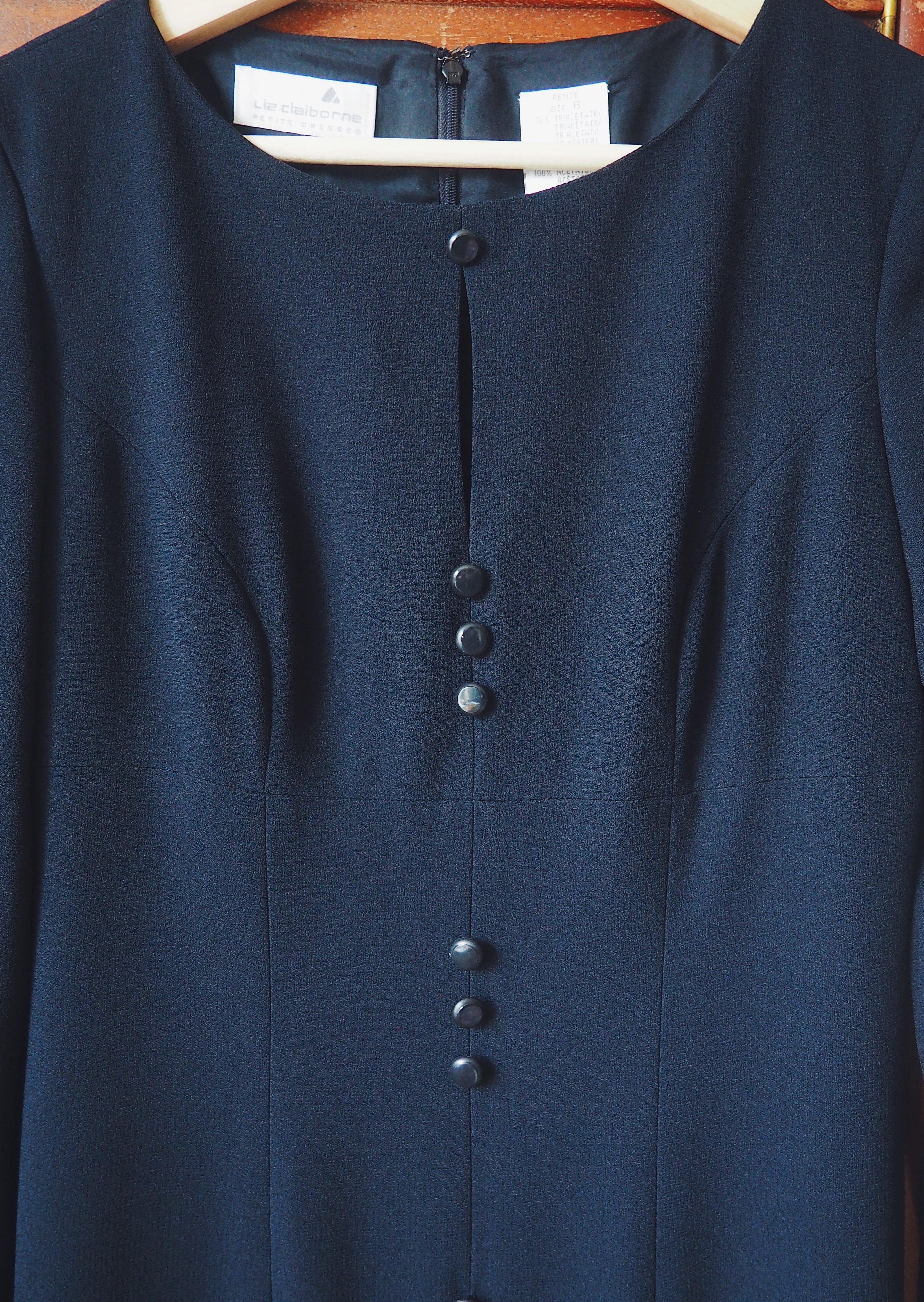 Vintage Liz Claiborne Button Midi Dress