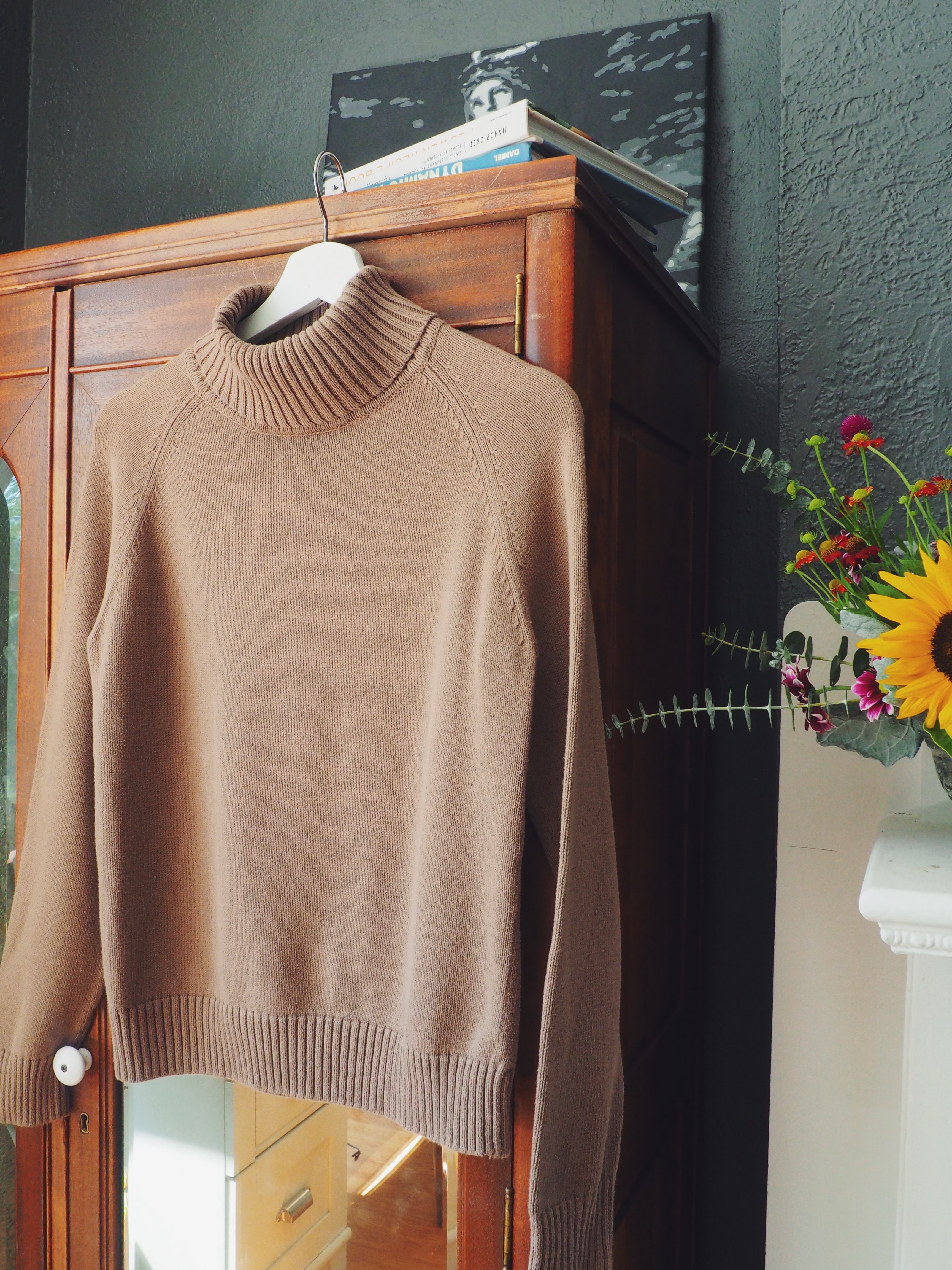 Vintage Cotton Turtleneck Sweater