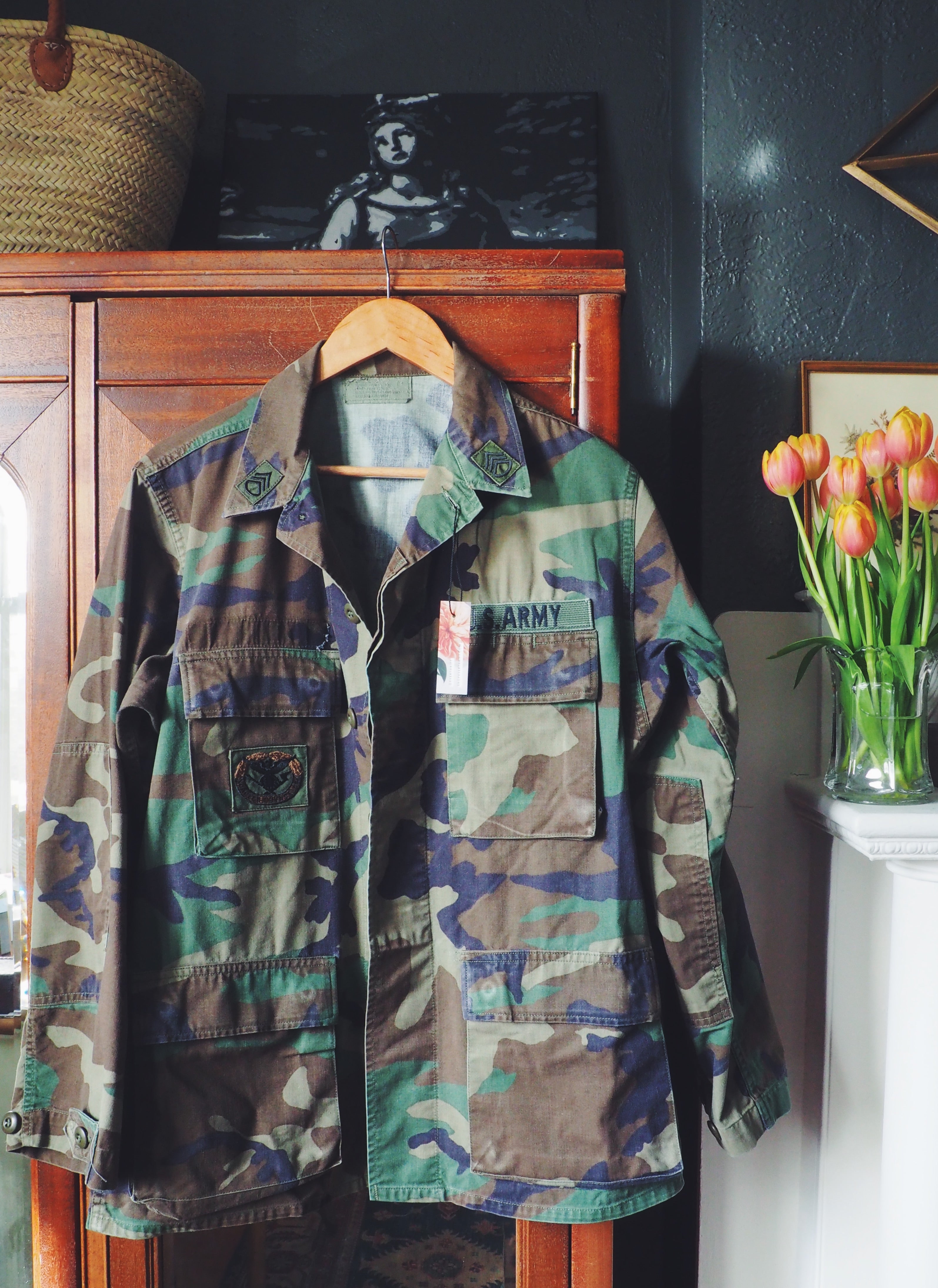 Vintage U.S Army Camo Jacket