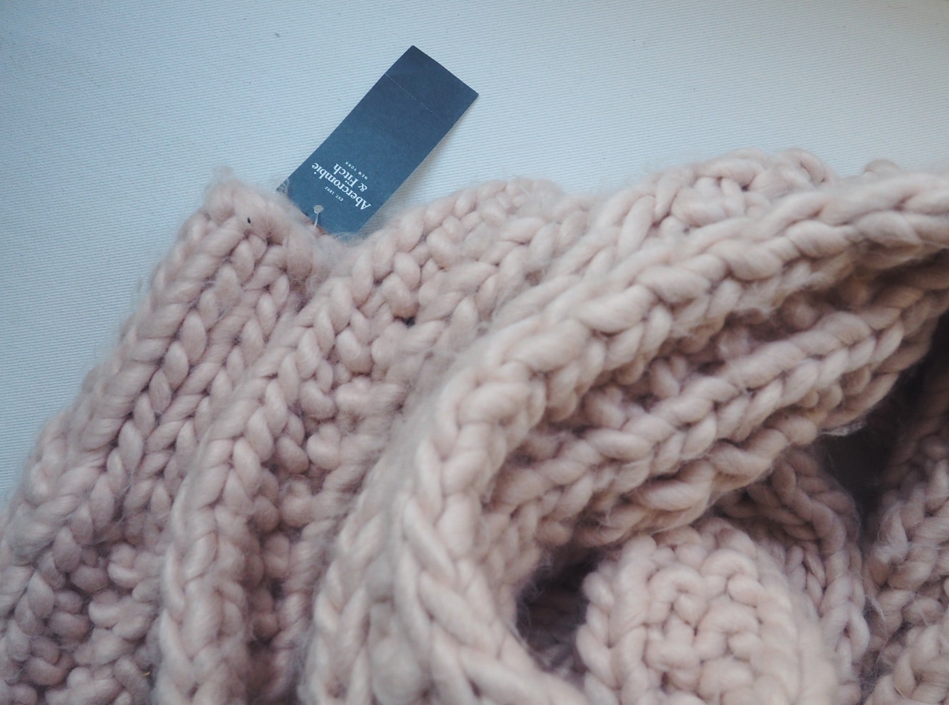 Deadstock Abercrombie & Fitch Chunky Knit Scarf