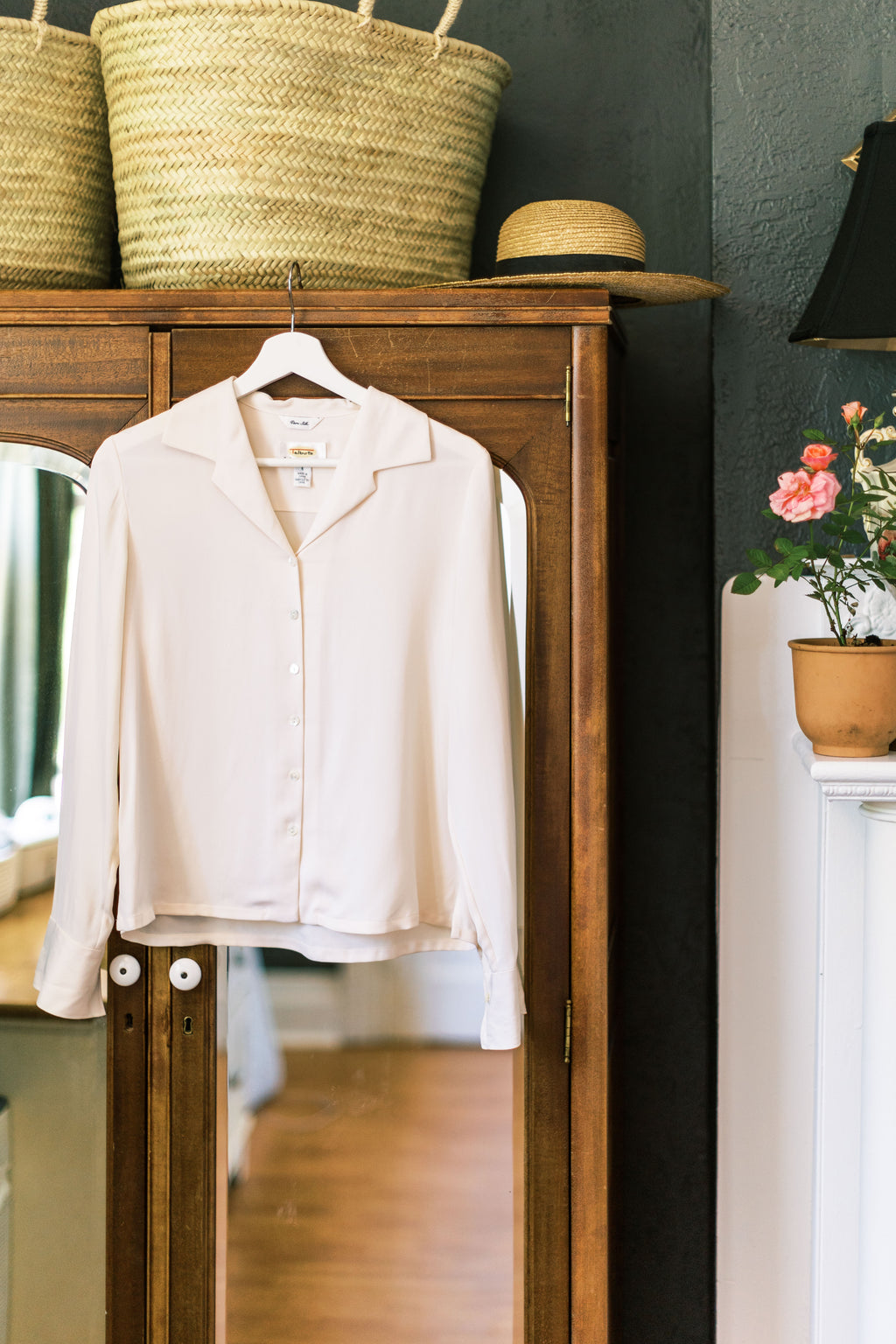 Pure Silk Cream Blouse