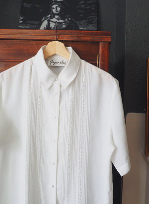 Vintage White Blouse