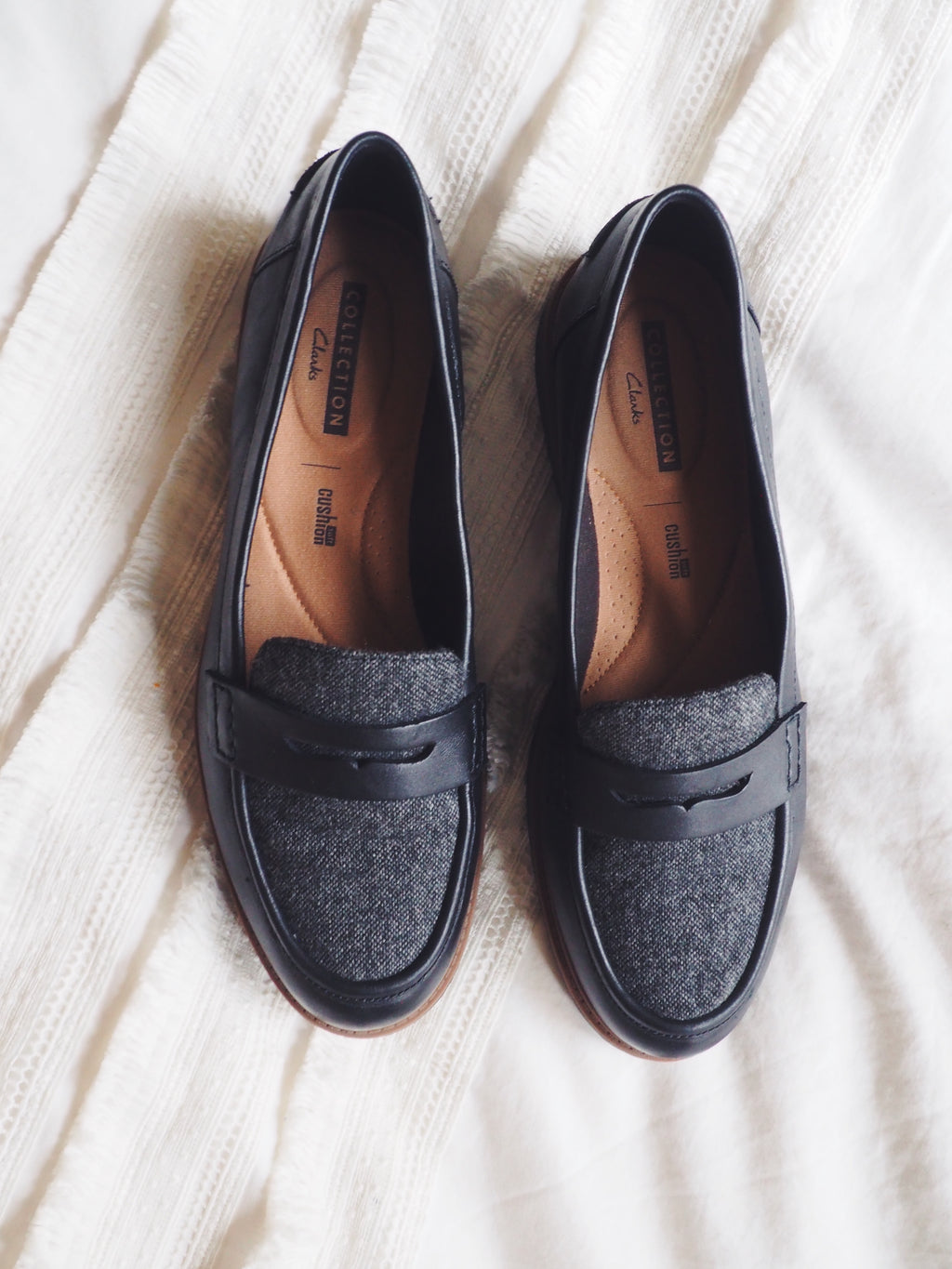 Clark’s Two-Tone Loafers
