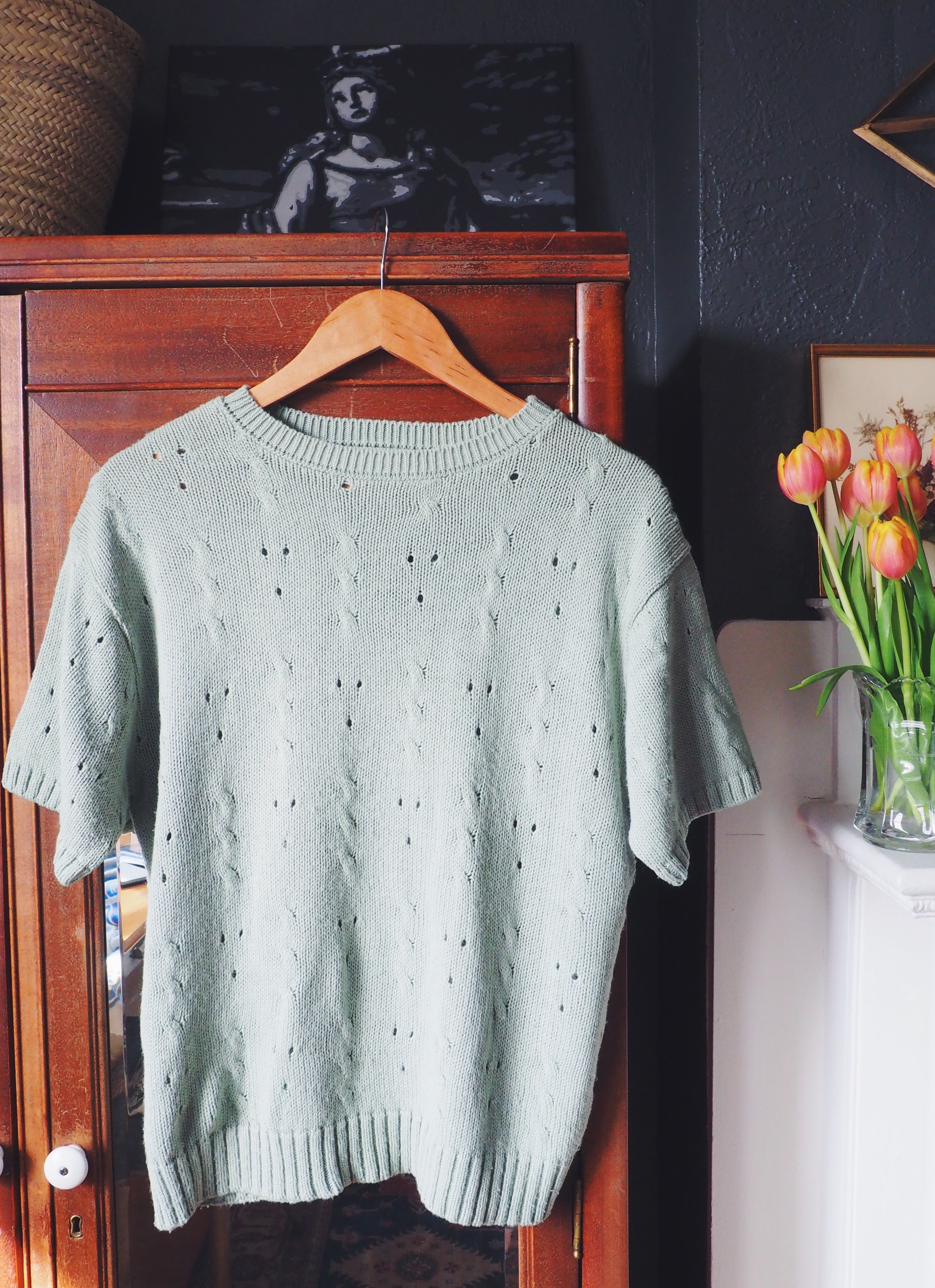 Made in the USA Vintage Knit Blouse